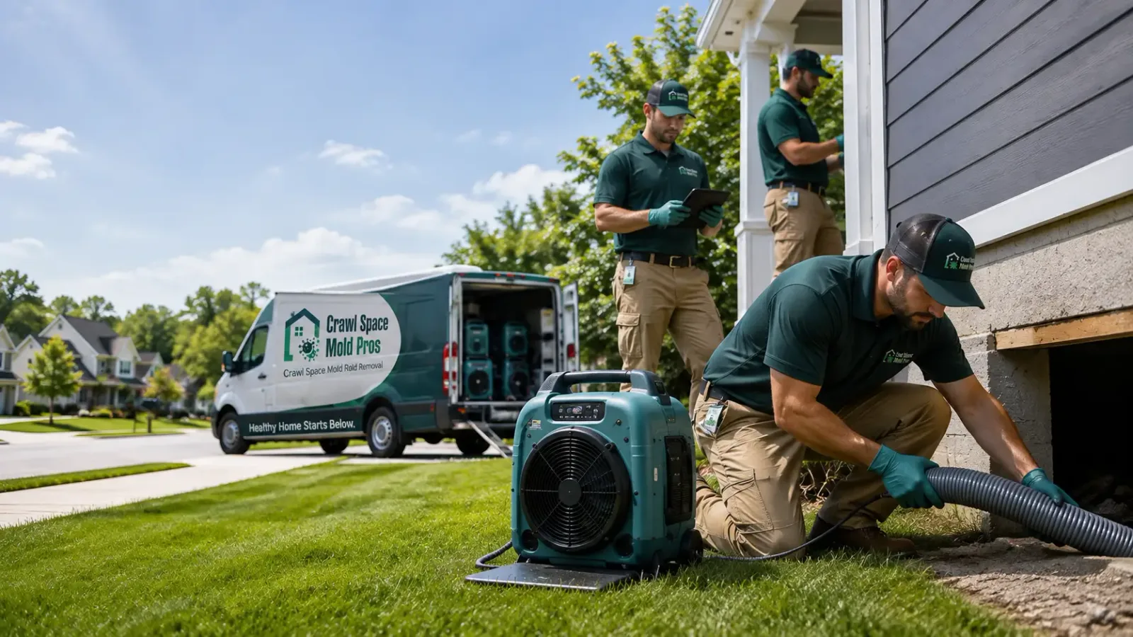 Crawl Space Mold Removal in Sligo, PA